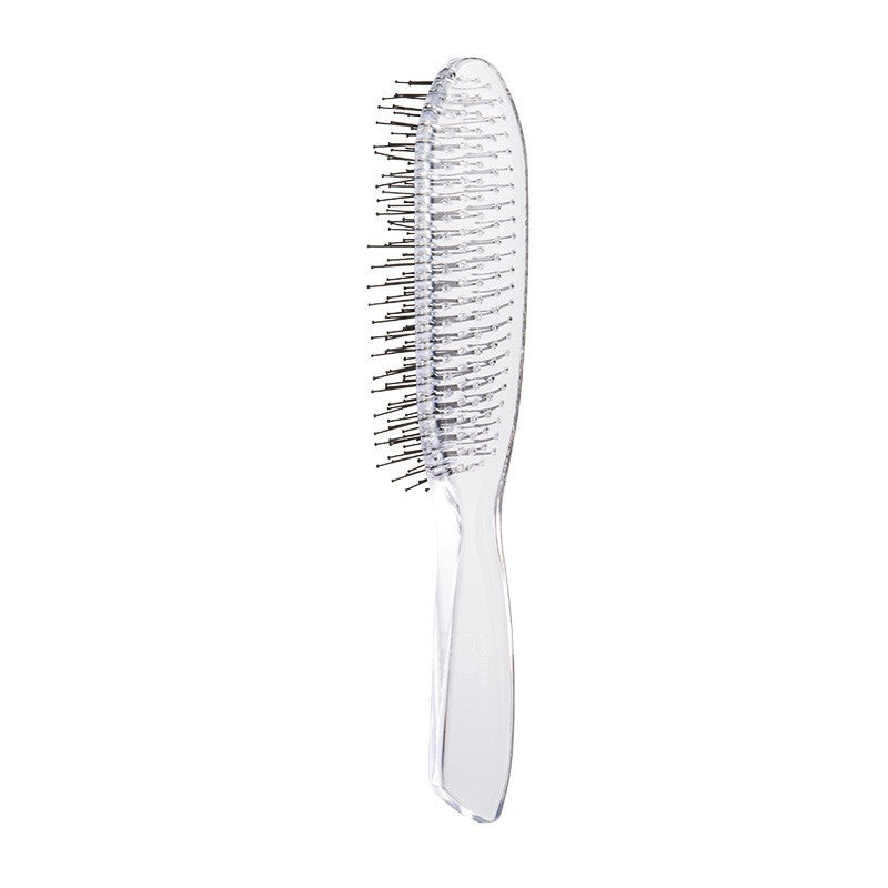 Šepetys plaukams OSOM Professional Scalp & Detangling Brush OSOM01860, skirtas plaukų iššukavimui, 21 cm, skaidrus