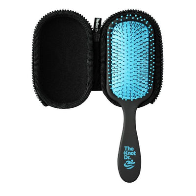 Hair brush with case The Knot Dr. Rayleigh Pro Swim, Blue KDPS