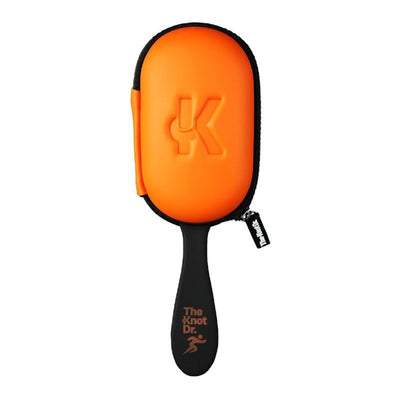 Šepetys plaukams su dėklu The Knot Dr.Tangerine Pro Sport, oranžinės spalvos KSPSW