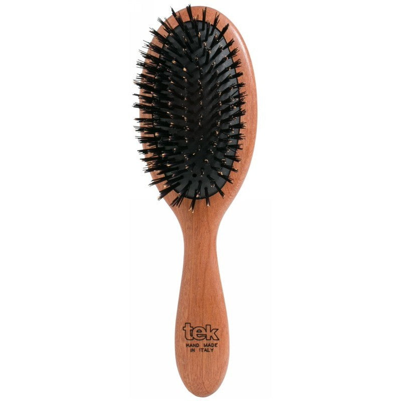 Šepetys plaukams TEK Oval Mahogany Brush With Eco-Bristles TEK5070-08