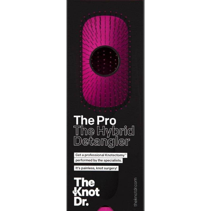 Šepetys plaukams The Knot Dr. Fuchsia Pro KDP102, rožinės spalvos, 212 lanksčių spygliukų