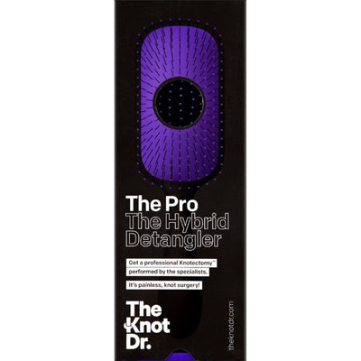 Hair brush The Knot Dr. Periwinkle Pro KDP103, purple, 212 flexible spikes