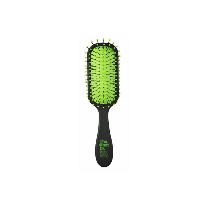 Hair brush The Knot Dr. Pomelo Pro Mini KDPM104, green