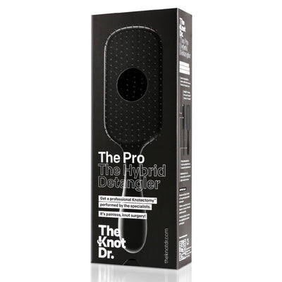 Šepetys plaukams The Knot Dr. Professional Pro KDP105, juodos spalvos, 212 lanksčių spygliukų