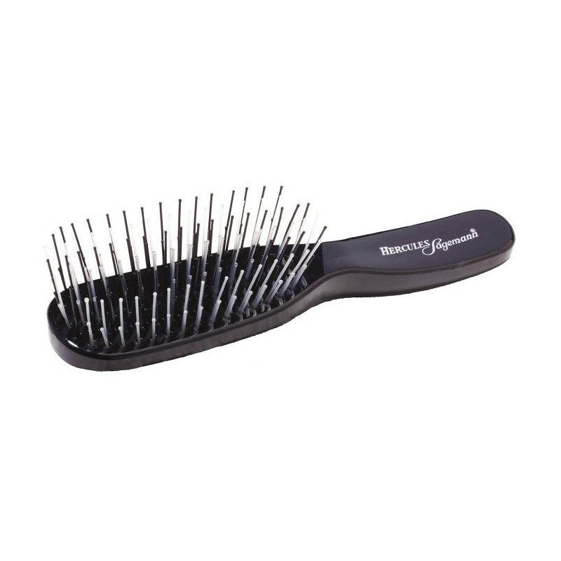 Brush for combing hair Hercules Small Scalp Brush HER8100, black color