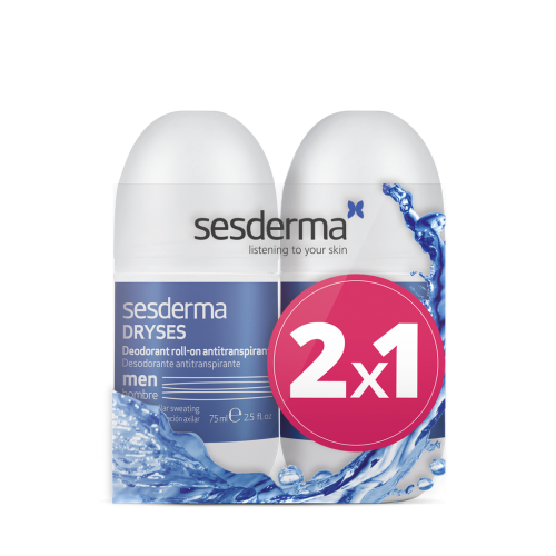 SESDERMA DRYSES DEODORANT SET FOR MEN, 2x75 ml