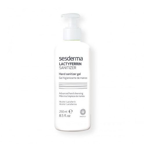 SESDERMA LACTYFERRIN Disinfectant hand gel, 250 ml + gift mini Sesderma product