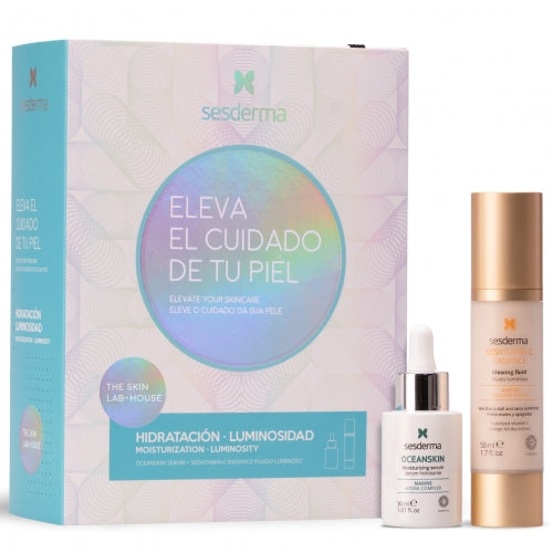 SESDERMA Набор средств для увлажнения и осветления кожи + мини-продукт Sesderma в подарок