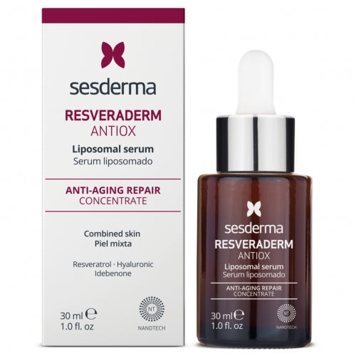 SESDERMA RESVERADERM ANTIOX Liposominis serumas, 30 ml +dovana mini Sesderma priemonė