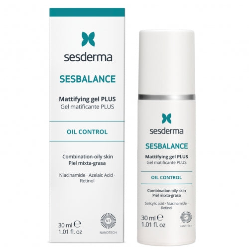 SESDERMA SESBALANCE PLUS MATTING FACE GEL, 30 ML + gift mini Sesderma product