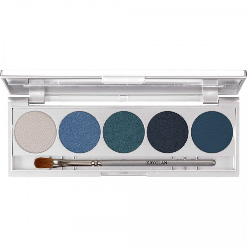 Kryolan Shades 5 Colors - Eye shadow palette in 5 colors 