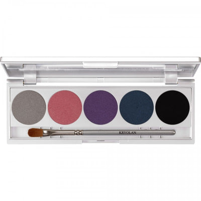 Kryolan Shades 5 Colors - Eye shadow palette in 5 colors 