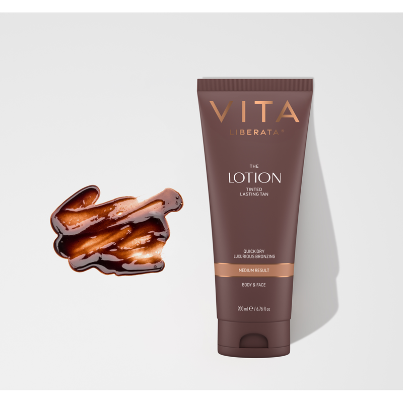 Vitaliberata DRĖKINANTIS SAVAIMINIO ĮDEGIO LOSJONAS SU IŠORINIU BRONZANTU 200 ML. - Vidutinė/Medium