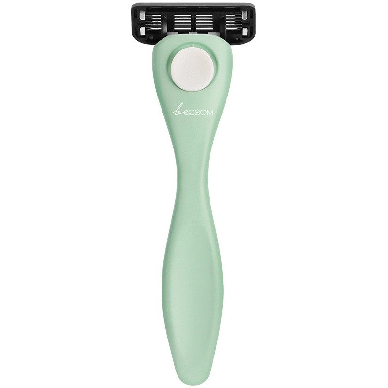 Skustuvas Be OSOM Comfort-Flex Razor BEOSOMRAZOR3, su papildoma galvute, žalios spalvos