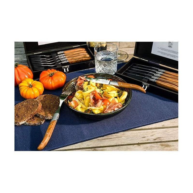 Steiko šakučių rinkinys Forged Luxury Line Olive Wood