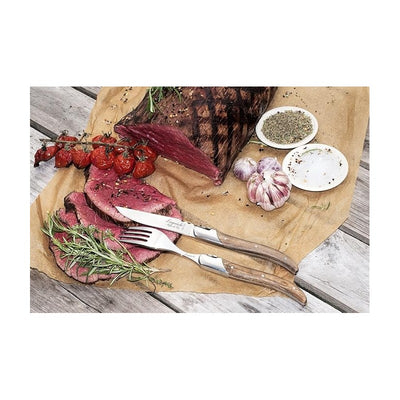 Steiko šakučių rinkinys Forged Luxury Line Olive Wood