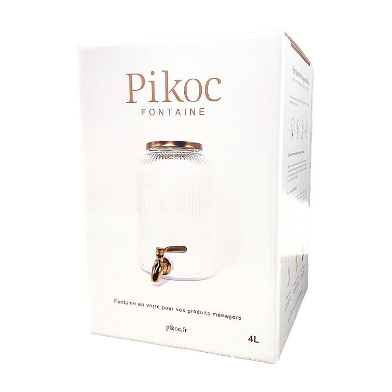 Container for liquid detergent PIKOC Fountaine 4L + gift Mizon face mask