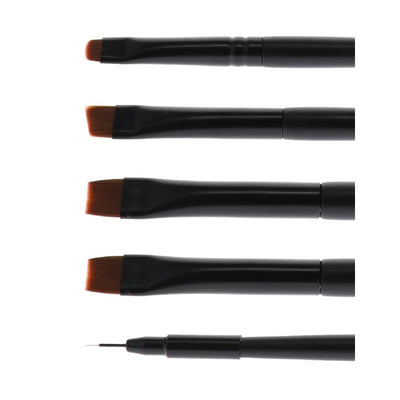 Teptukų rinkinys blakstienų - antakių dažymui Beautiful Brows Precision Artistry Brushes BB2015, 5 vnt.