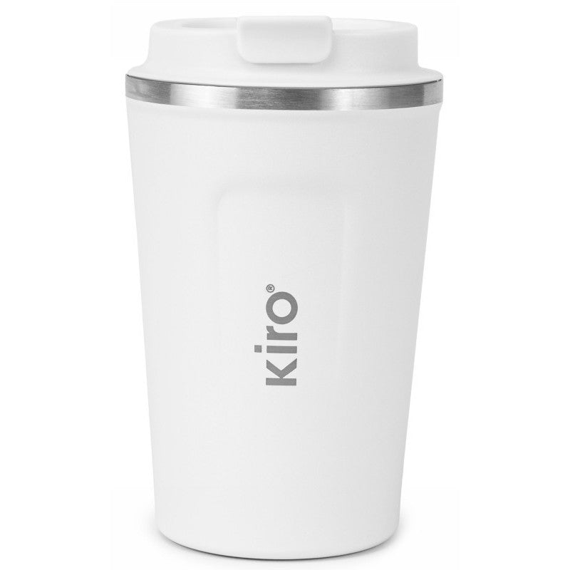 Termopuodelis su vakuumine izoliacija KIRO KI380W, baltos spalvos, 380 ml