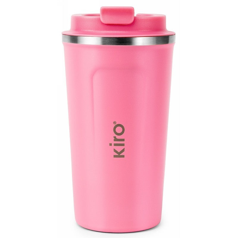 Termopuodelis su vakuumine izoliacija KIRO KI511P, rožinės spalvos, 510 ml