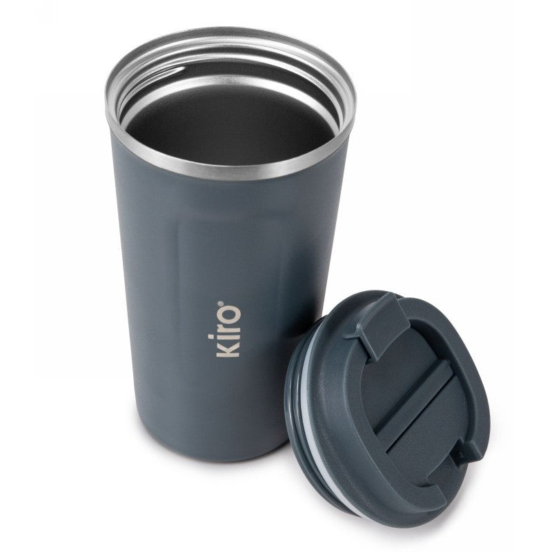 Termopuodelis su vakuumine izoliacija KIRO KI513N, mėlynos spalvos, 510 ml