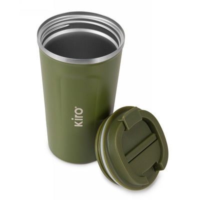 Termopuodelis su vakuumine izoliacija KIRO KI514G, žalios spalvos, 510 ml