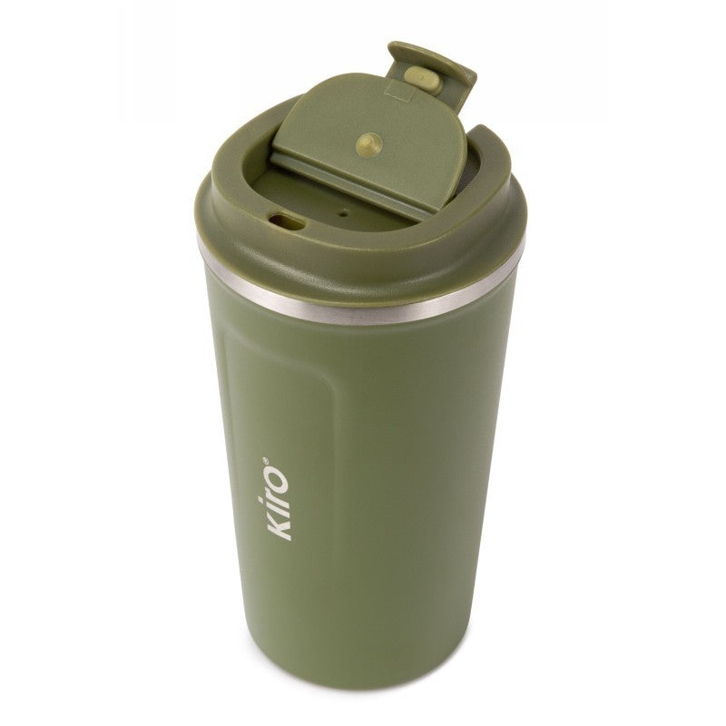 Termopuodelis su vakuumine izoliacija KIRO KI514G, žalios spalvos, 510 ml