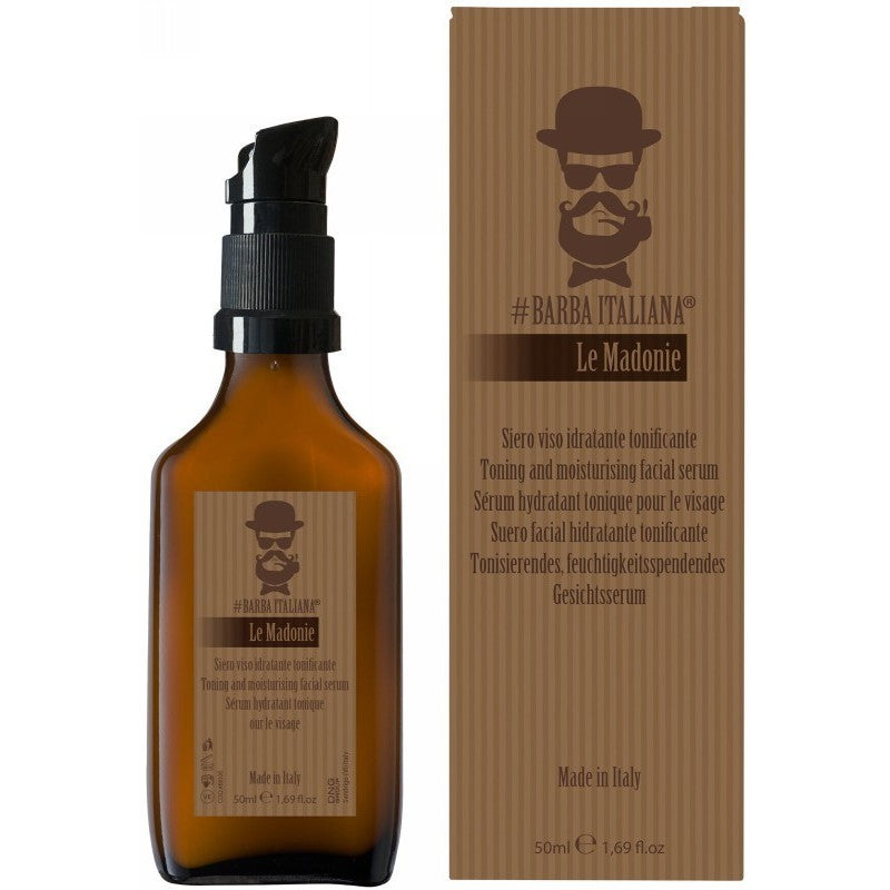 Tonizuojantis, drėkinamasis veido serumas Barba Italiana Le Madonie Toning Moisturizing Face Serum BI0706, 50 ml