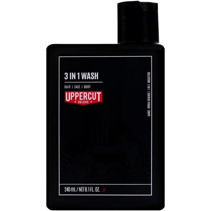 Uppercut Deluxe 3 in 1 Wash for hair, face and body 240ml