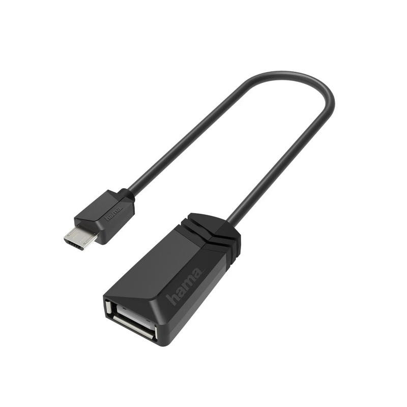 Hama 00200308 Адаптер USB-OTG, штекер Micro-USB - гнездо USB