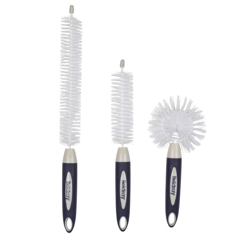 Beldray LA030117FEU7 Deep Clean 3-Piece Bottle Brush Set
