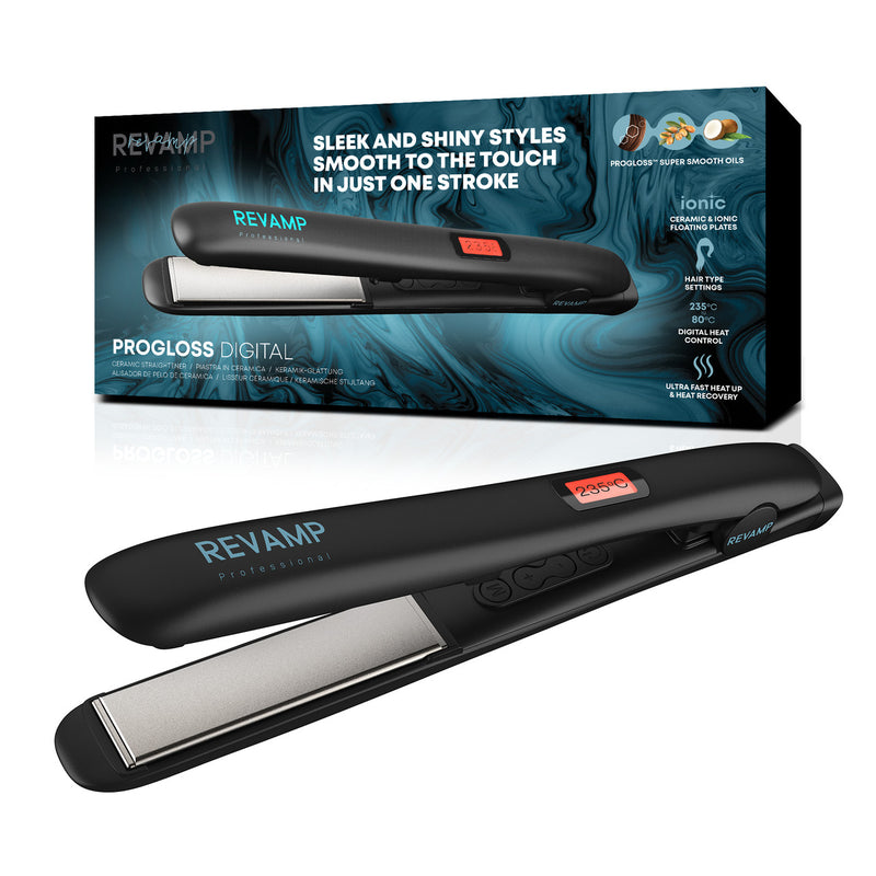 Цифровой керамический выпрямитель для волос Revamp ST-1000-EU Progloss