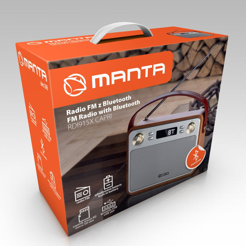 Манта RDI915X FM/BT/USB Капри