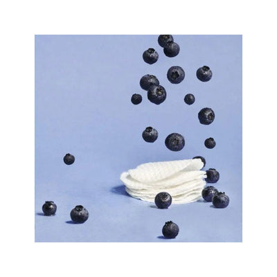 Увлажняющие подушечки для лица Iroha Nature Hydrating &amp; Soothing Toner Pad Blueberry PIN13, глубоко увлажняют и успокаивают кожу лица, 10 шт.