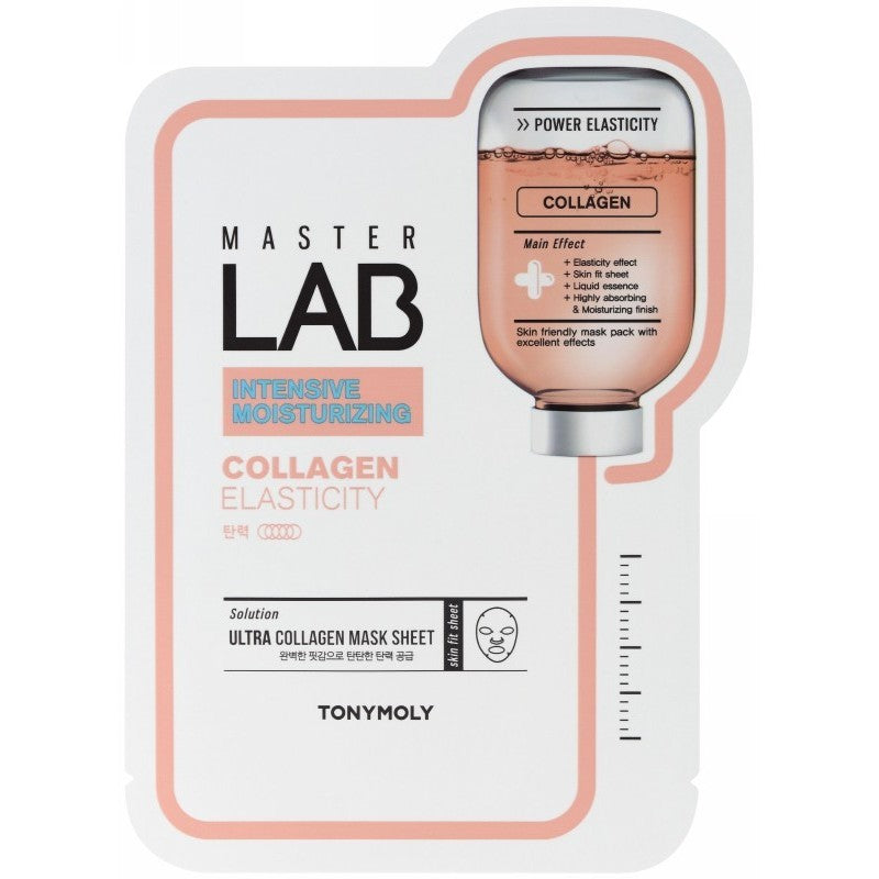 Veido kaukė TONYMOLY Master Lab Sheet Mask Collagen SS05040500, su kolagenu, 19 g
