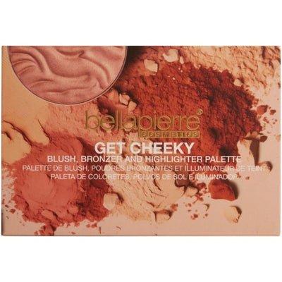 Veido kontūravimo-modeliavimo paletė Bellapierre Cosmetics Get Cheeky Palette TEP041