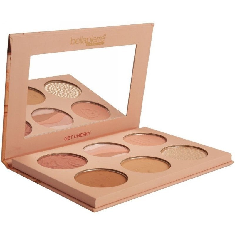Veido kontūravimo-modeliavimo paletė Bellapierre Cosmetics Get Cheeky Palette TEP041