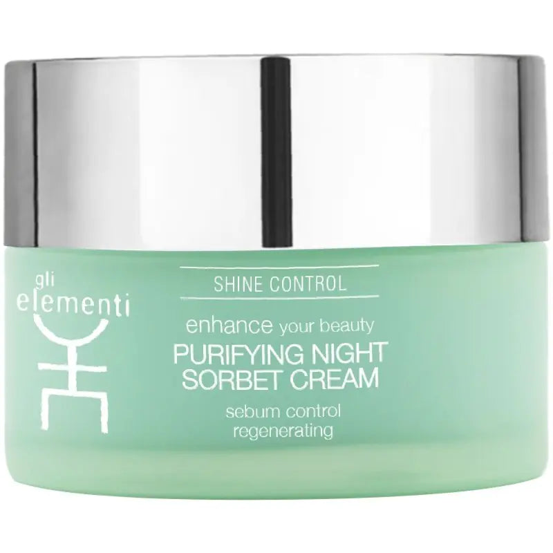 Veido kremas Gli Elementi Purifying Night Sorbet Cream GLI01161, naktinis, 50 ml