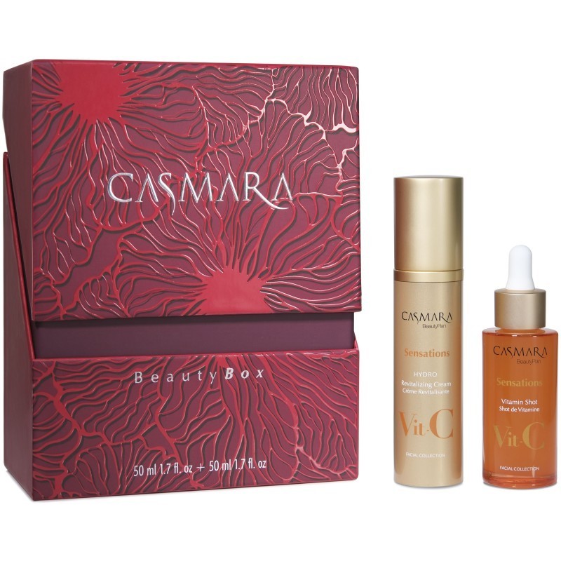 Veido priežiūros priemonių rinkinys Casmara Beauty Box Sensations Hydro + Vitamin Shot CASAL2506
