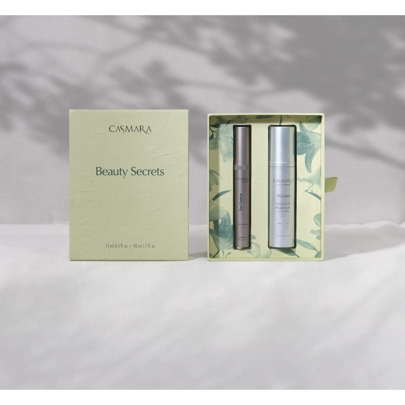 Veido priežiūros priemonių rinkinys Casmara Beauty Secret Box RGnerin + Anti-wrinkle Eye Contour CASAL2501