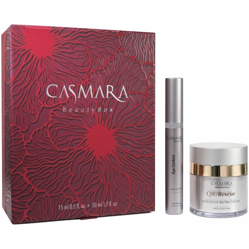Veido priežiūros priemonių rinkinys Casmara Beuaty Box Q10 + Eye Contour Anti-wrinkle CASAL2510