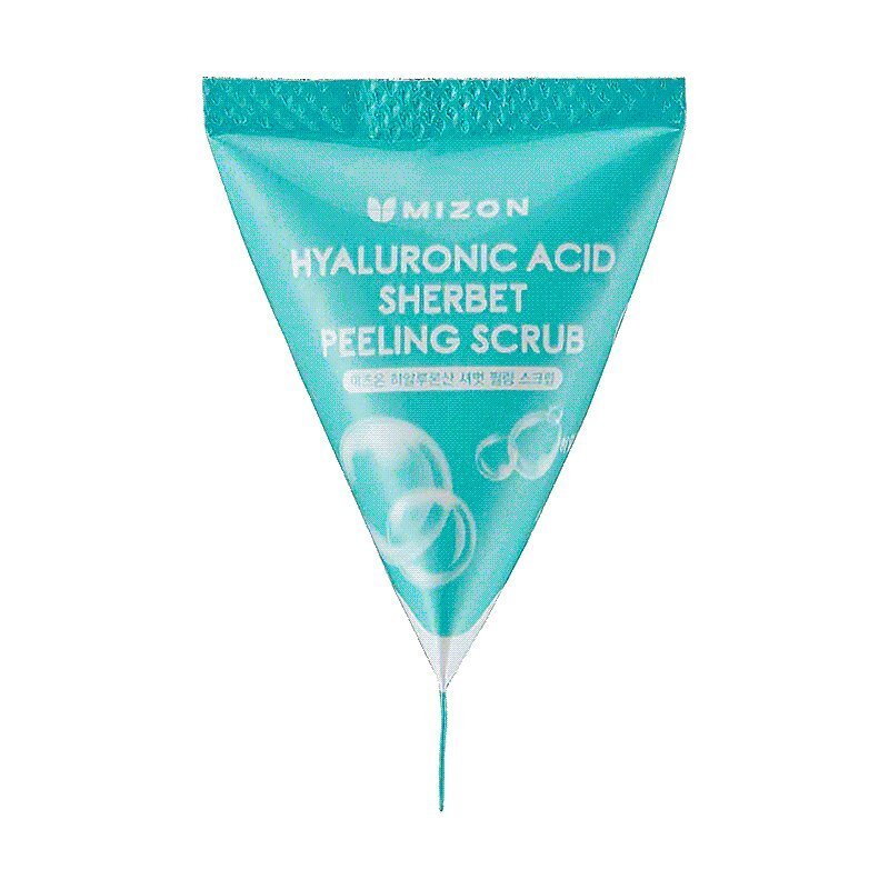 Mizon Hyaluronic Acid Sherbet Peeling Scrub Скраб-скраб с содой и гиалуроновой кислотой 24x7г