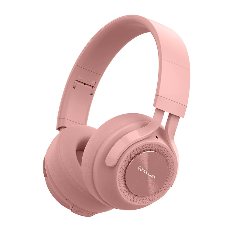 Tellur Feel Bluetooth Over-Ear Headphones Pink