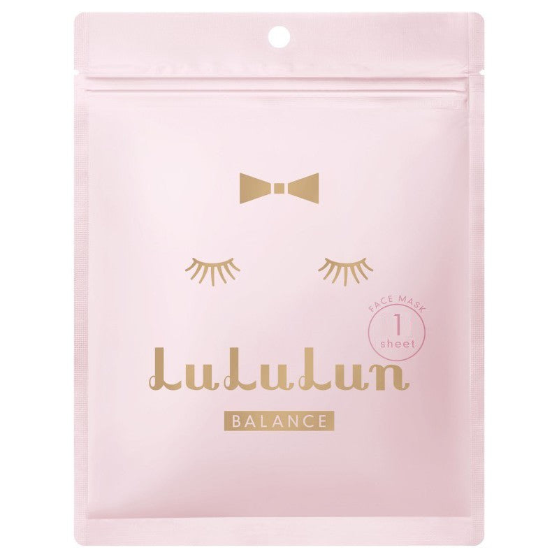 Disposable face mask LuLuLun Pure Balance Mask, restores the balance of the facial skin, 1 pc. LU67569