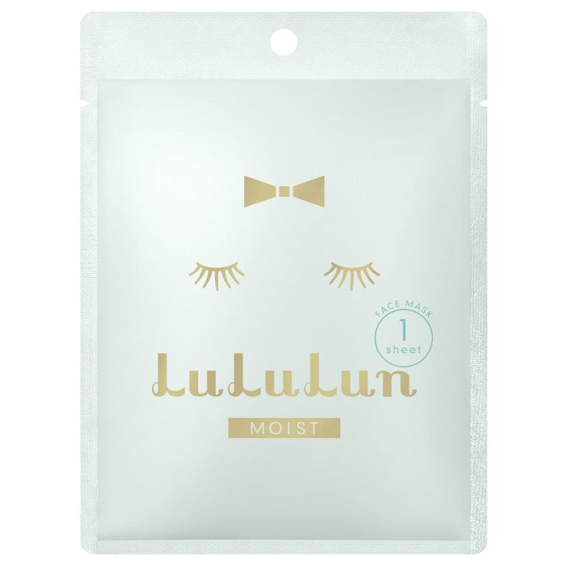 Одноразовая маска для лица LuLuLun Pure Moist Mask, интенсивно увлажняющая тканевая маска для лица, 1 шт. ЛУ67576
