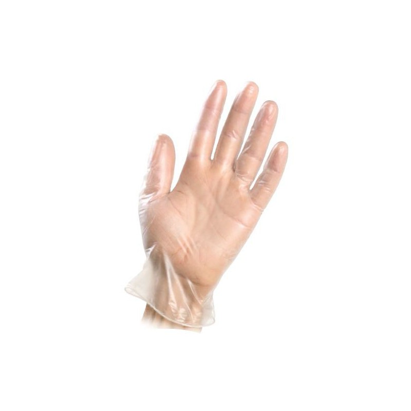 Одноразовые виниловые перчатки Icoguanti ESVSS без пудры, размер S, 100 шт.