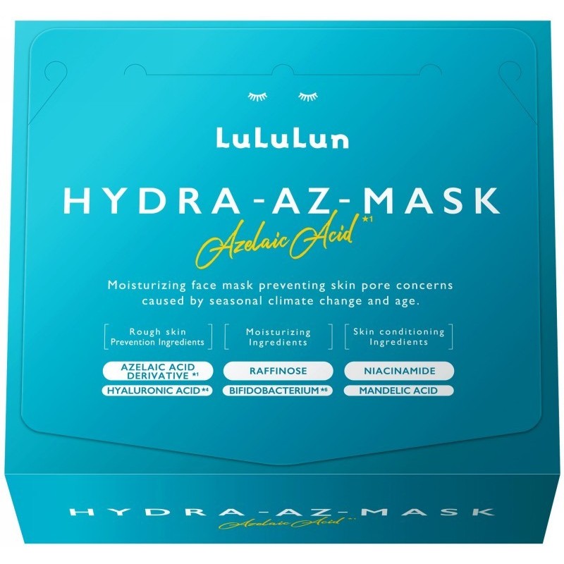 Vienkartinių veido kaukių rinkinys LuLuLun Hydra AZ-Mask Sheet Mask LU11599, 28 vnt.