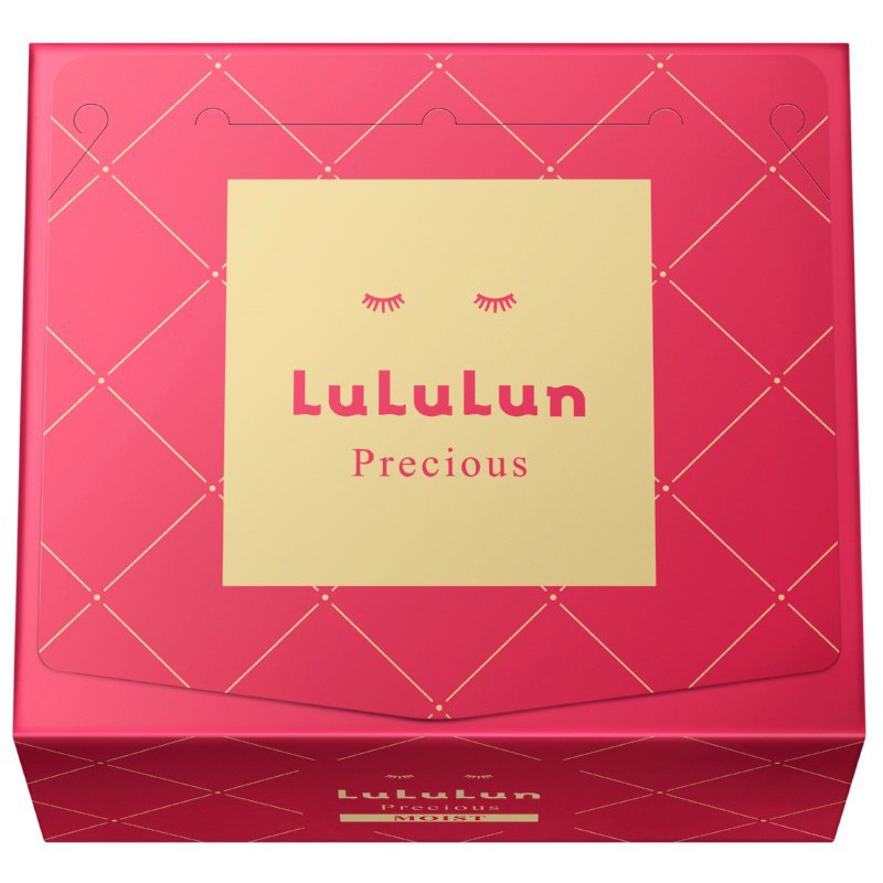 A set of disposable face masks LuLuLun Precious Mask Red 32 Pack, intensely moisturizing, suitable for mature facial skin, 32 pcs. LU68801