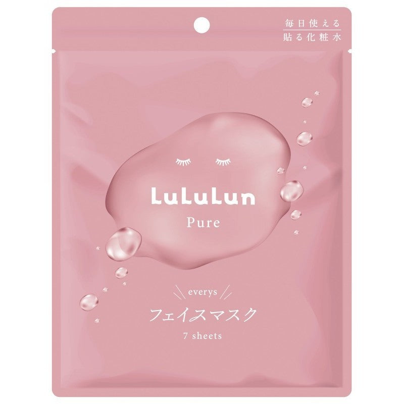 Set of disposable face masks LuLuLun Pure Everyones Sheet Mask 7-pack LU10646, 7 pcs.