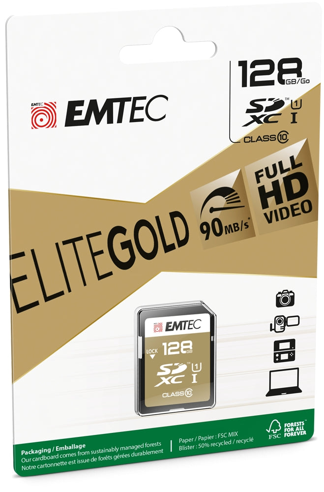 Emtec SD128GB UHS-I U1 EliteGold